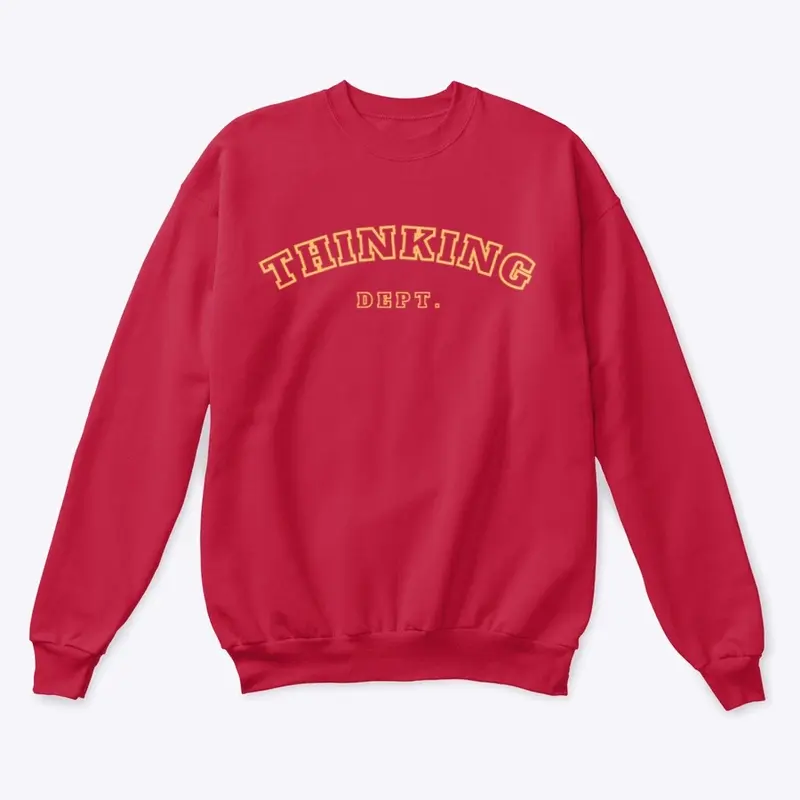 THINKING DEPT. SWEATSHIRT HIGH END 